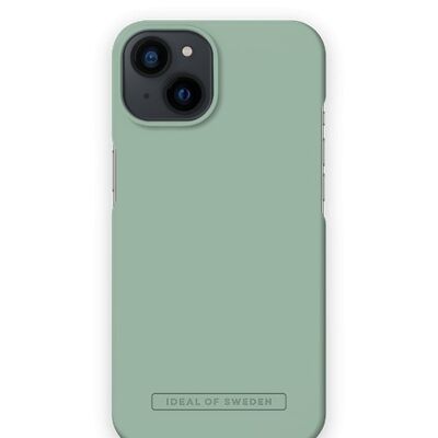 Coque Transparente iPhone 13 Vert Sauge