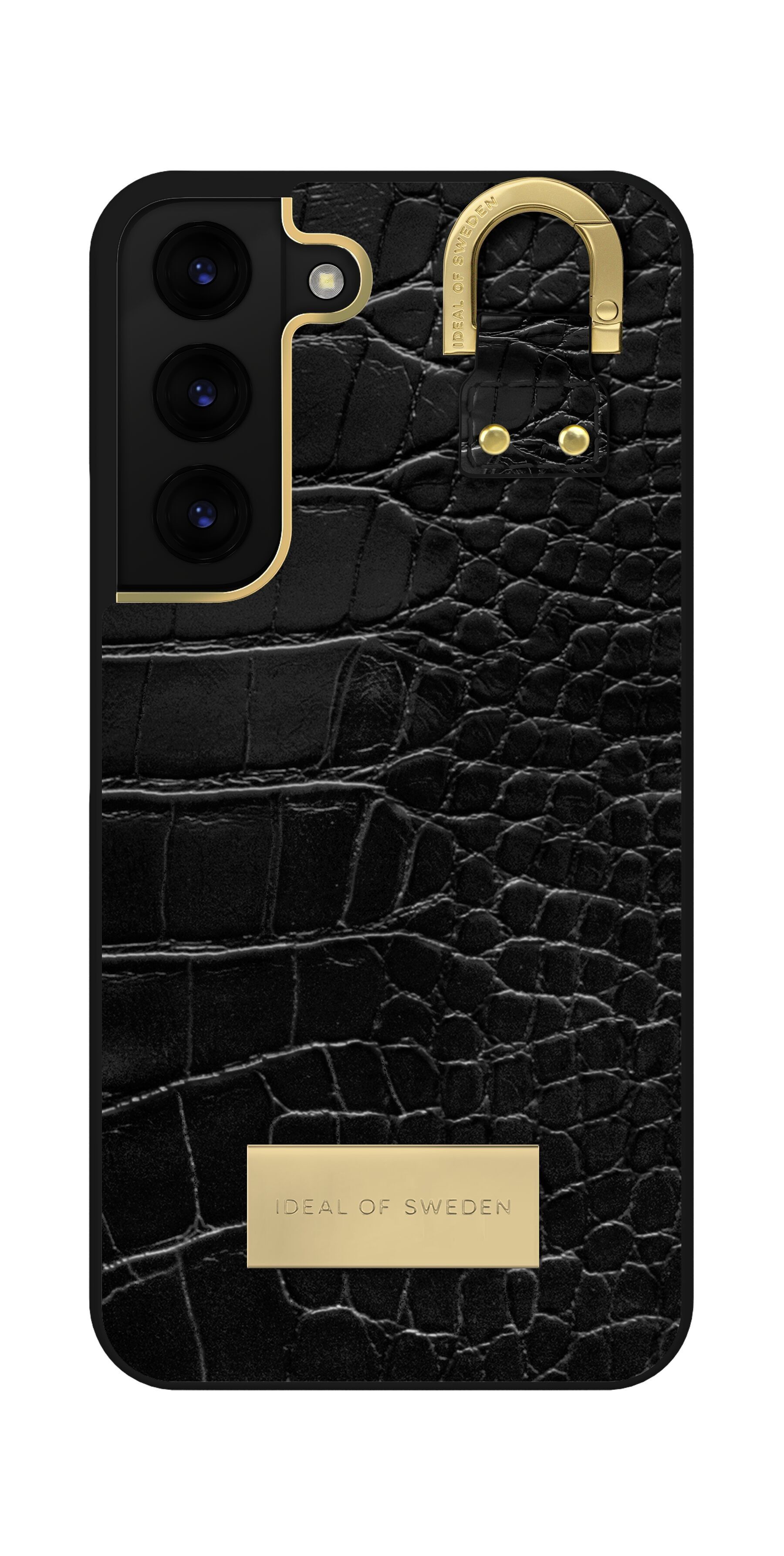 Atelier Case Galaxy S22 Schwarz Kroko