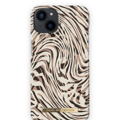 Custodia alla moda per iPhone 13 Hypnotic Zebra