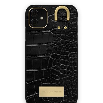 Atelier Case iPhone 11/XR Schwarz Kroko