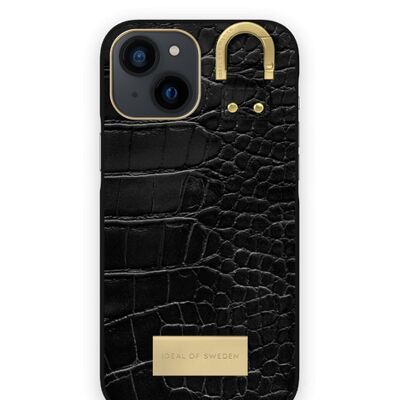 Atelier Coque iPhone 13 Mini Noir Croco