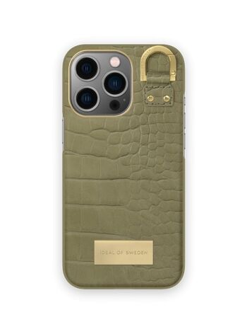 Atelier Coque iPhone 13 PRO Sauge Croco