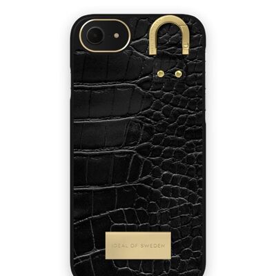 Atelier Coque iPhone 8/7/6/6S/SE Noir Croco