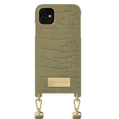 Collana Atelier iPhone 11/XR Sage Croco