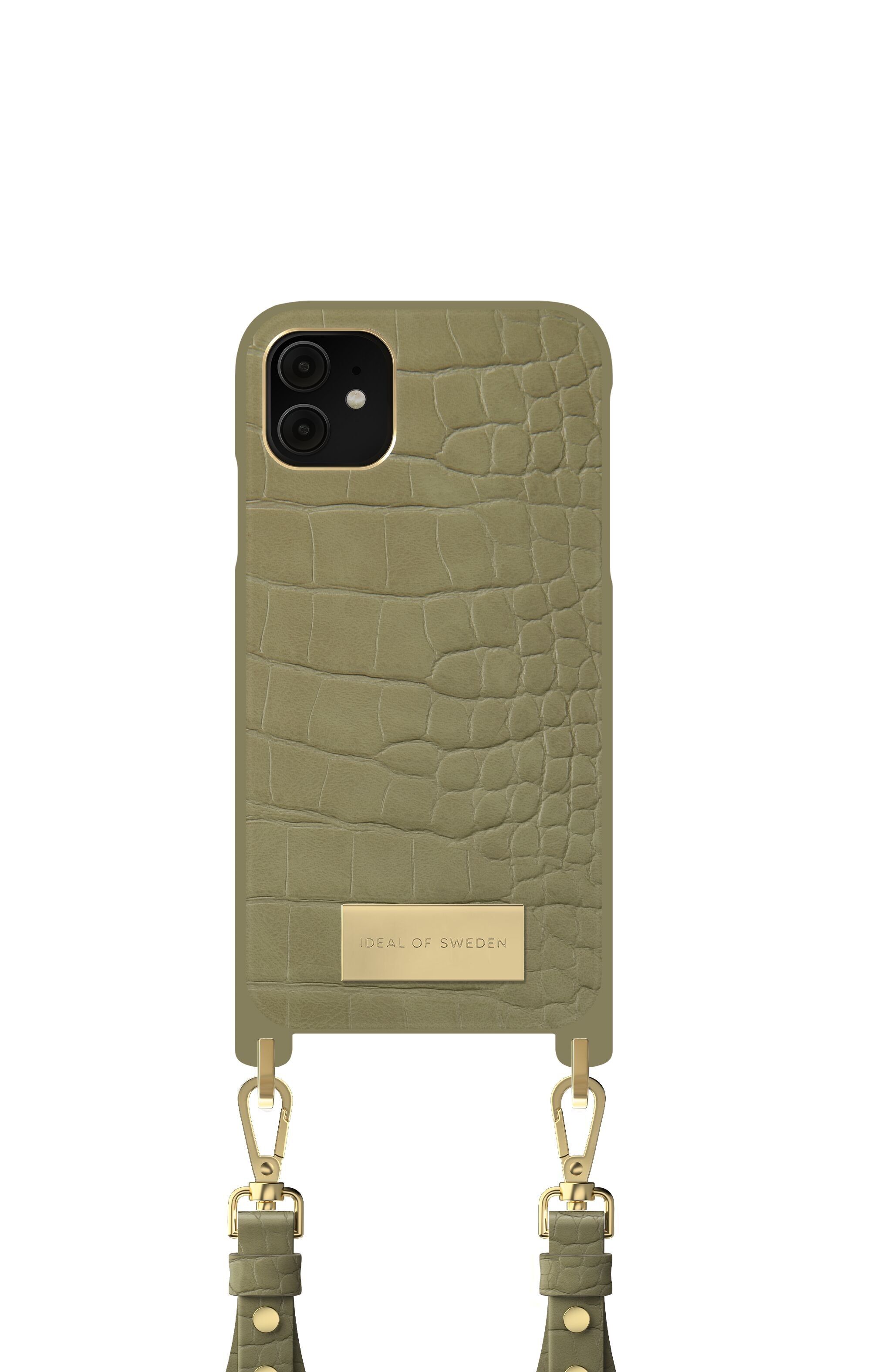 Atelier Necklace iPhone 11/XR Sage Croco