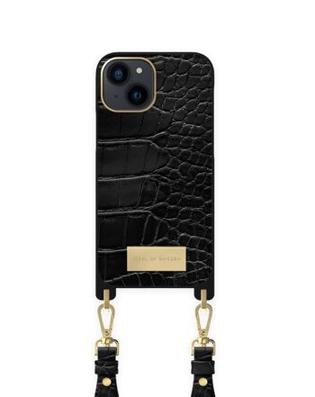 Atelier Collier iPhone 13 Mini Croco Noir