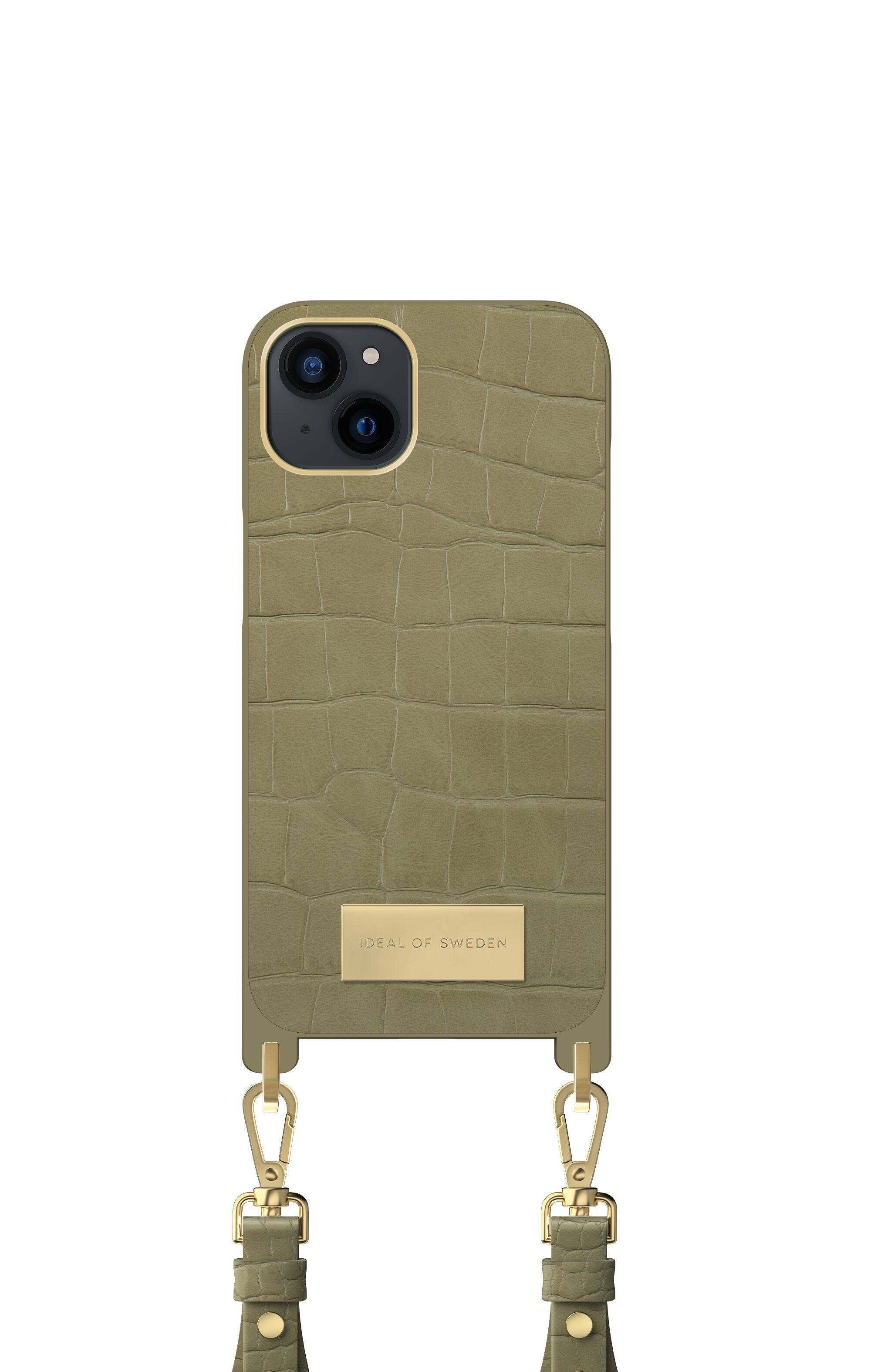 Atelier Halskette iPhone 13 Salbei Kroko