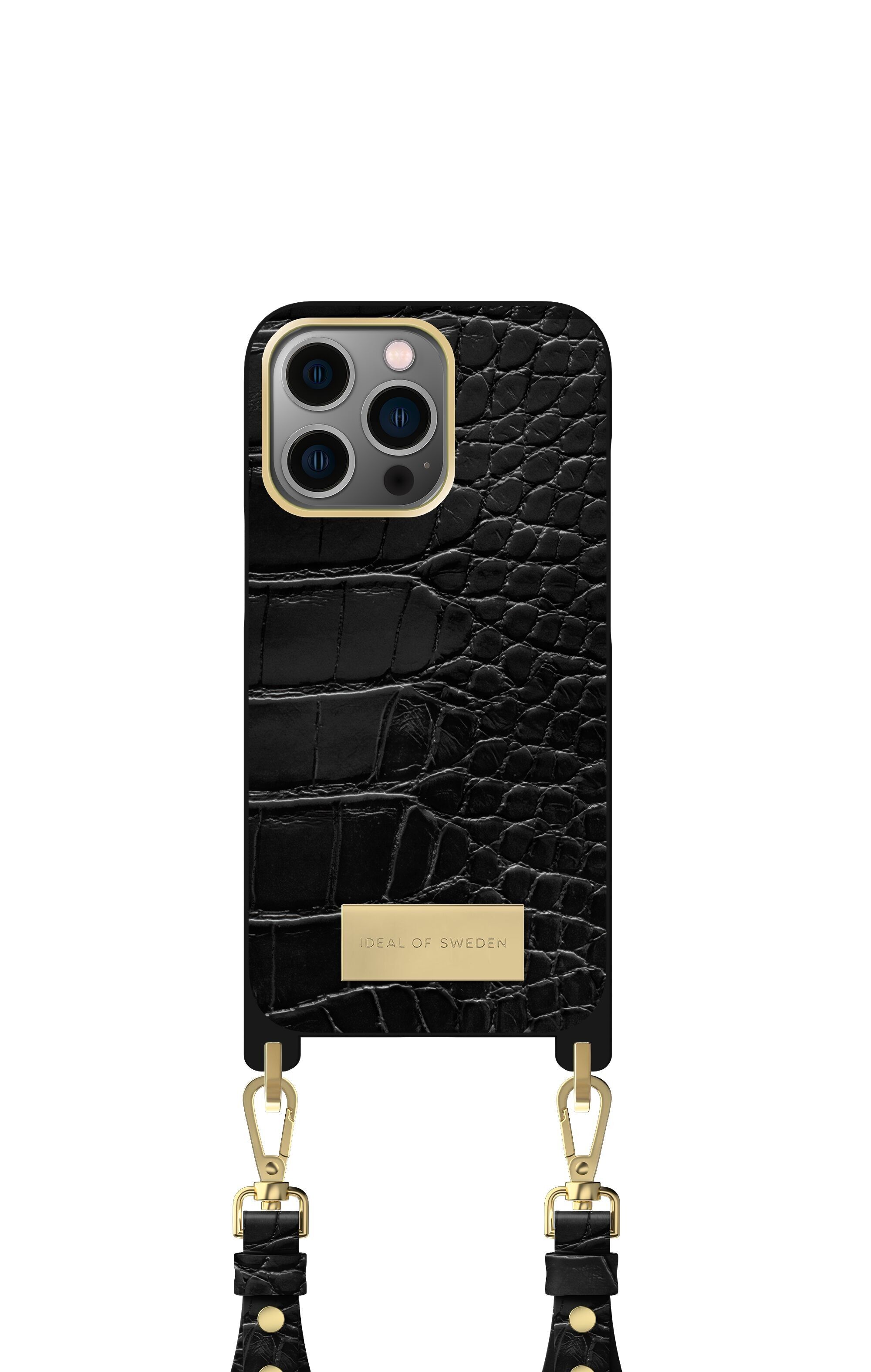 Atelier Neckl iPhone 13 PRO Schwarz Kroko