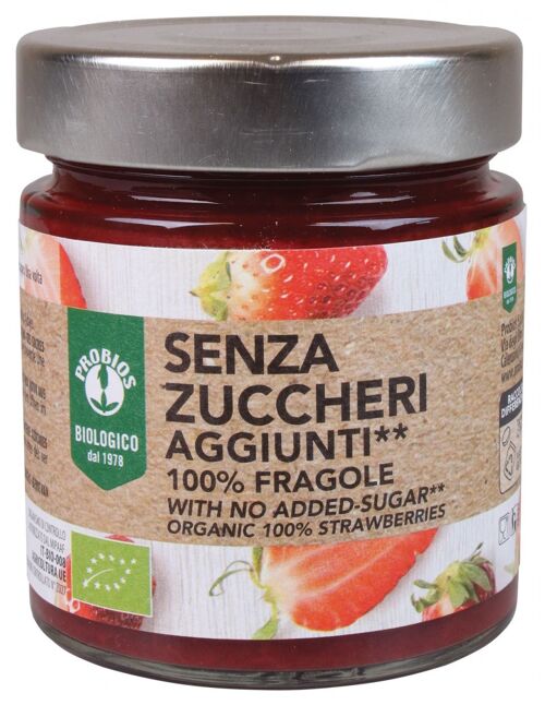 COMPOSTA 100% FRAGOLE senza zuccheri aggiunti