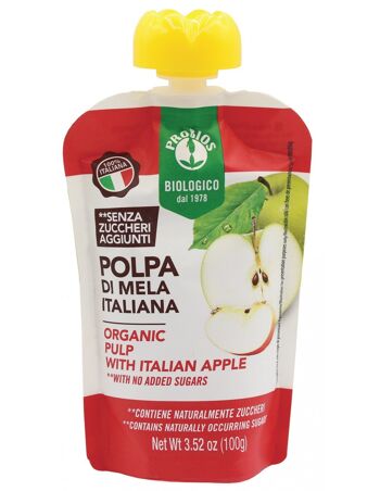 PULPE DE POMME 100% ITALIENNE - emballage doypack 1