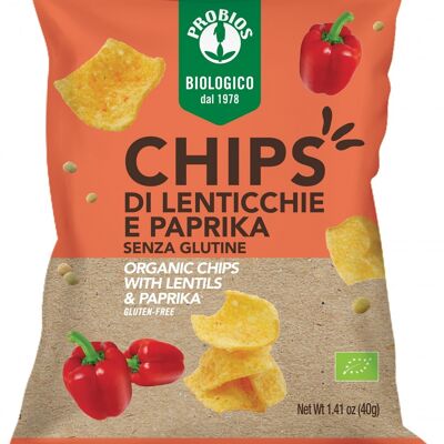 CHIPS DI LENTICCHIE E PAPRIKA