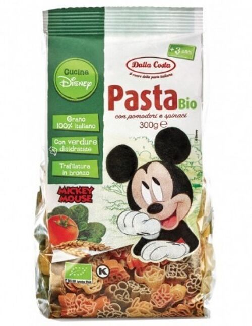 PASTA POMODORO E SPINACI MICKEY MOUSE DISNEY