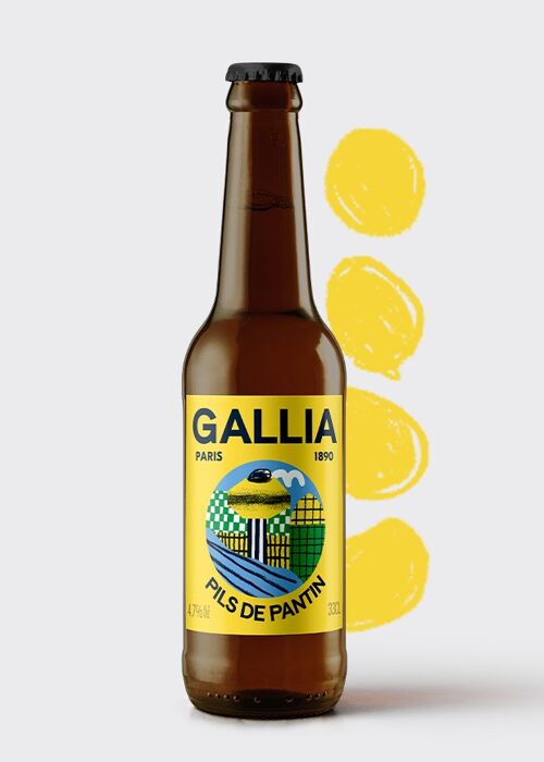 Bière Gallia 🌇 Pils de Pantin - Pils