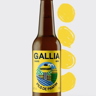 Bière Gallia 🌇 Pils de Pantin - Pils