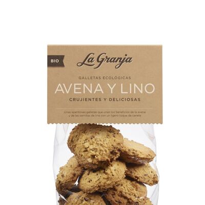 GALLETAS AVENA LINO ECOLÓGICAS