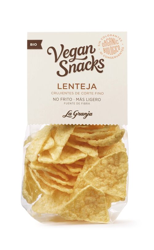 VEGAN SNACKS DE LENTEJA SIN GLUTEN Y ECOLÓGICOS