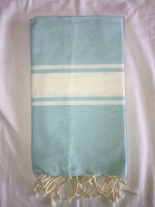 Fouta tradi 2x1m 100% coton recyclé  -  Drap de plage