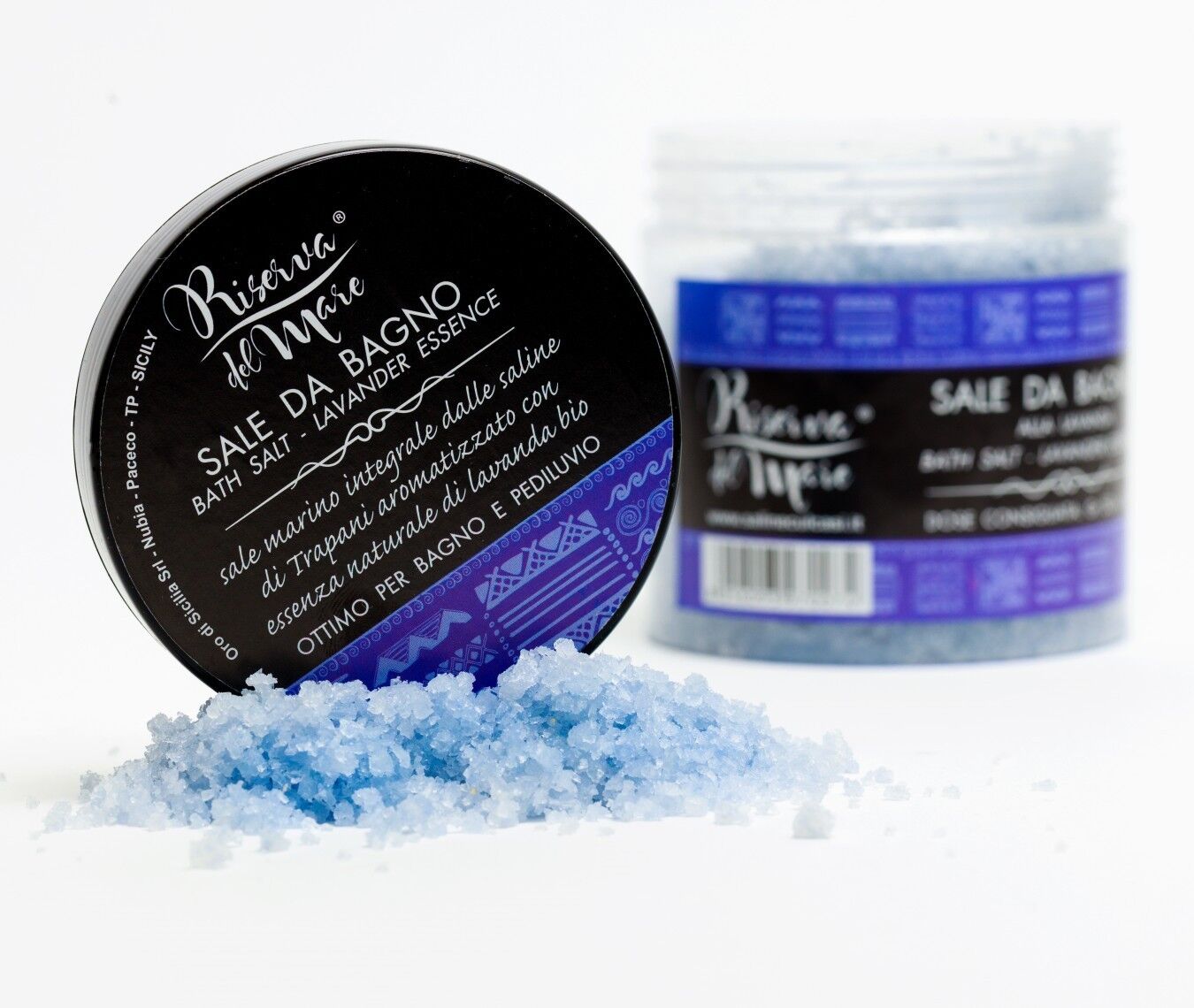 Sale da bagno alla lavanda 500g.