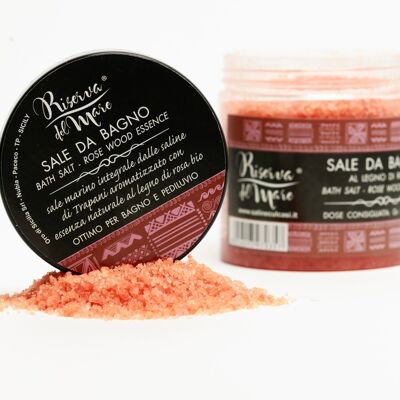 Sel de bain bois de rose 500g.