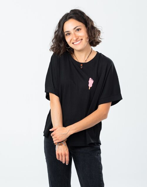 Camiseta Oversize Mujer Pie