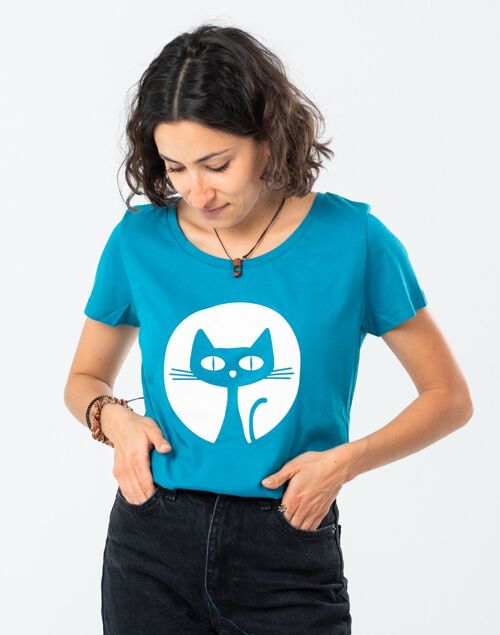 Camiseta Essential Mujer Gatito