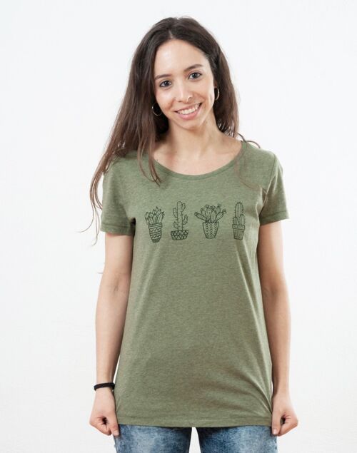 Camiseta Essential Mujer Cactus