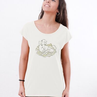 Windhund-ikonenhaftes Frauen-T-Shirt