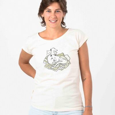Windhund-ikonenhaftes Frauen-T-Shirt