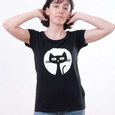 Ikonisches Damen-Kätzchen-T-Shirt