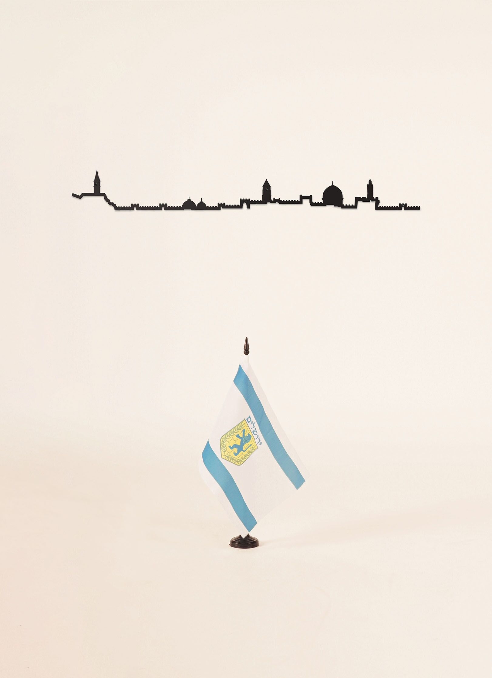 Decorazione murale - Gerusalemme - Nera