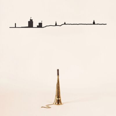 Skyline - La Rochelle - Black Large Size (1.25m)