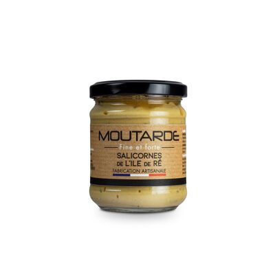 Fine and strong mustard with salicornia from Ile de Ré