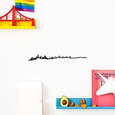 Skyline – San Francisco 1 – Schwarz Mini-Größe (19 cm)