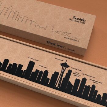 Skyline - Seattle - Black Mini Size (19cm) 3