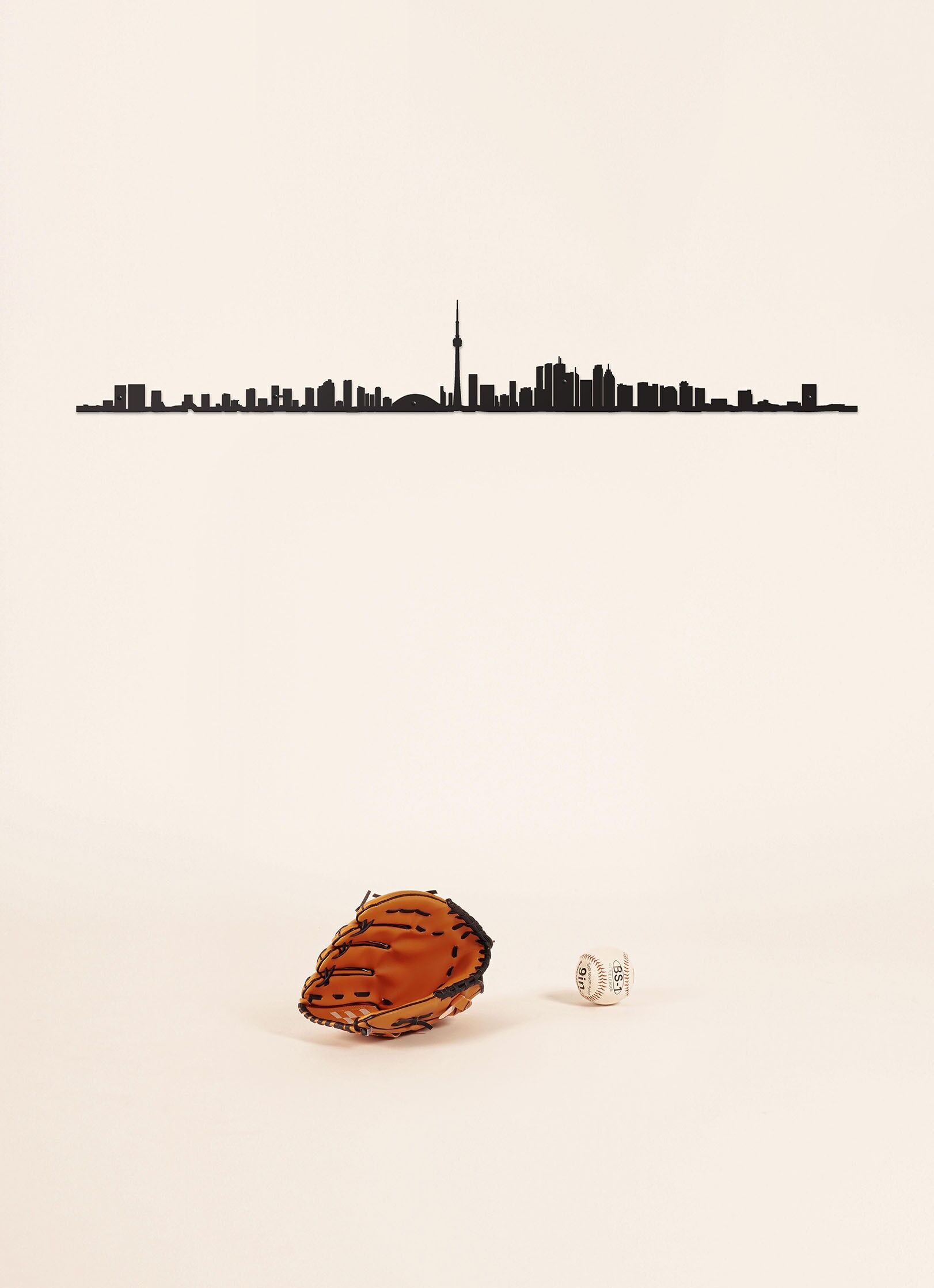 Skyline - Toronto - Nero Taglia grande (1,25 m)