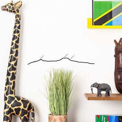 Wall decoration - Kilimanjaro - Black