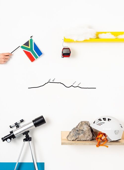 Décoration murale - Table Mountain - Black