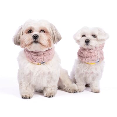 Neck Scarf for dog Groc Groc Uoamy Pink Plush -M
