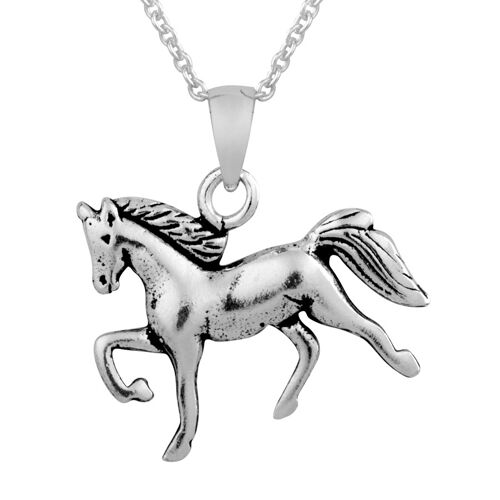 Beautiful Trotting Horse Necklace