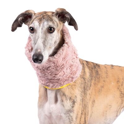 Écharpe de cou pour chien Groc Groc Uoamy Pink Plush -XL
