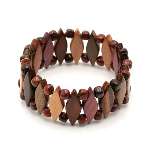 Bracelet bois multicolore Sandra