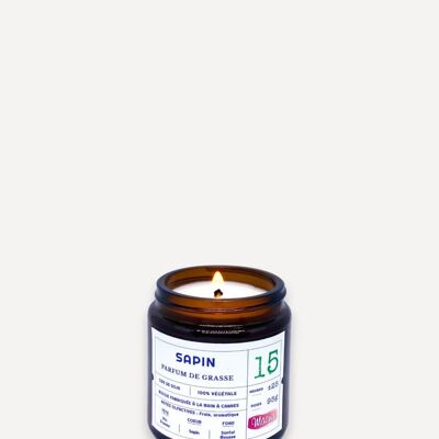 Fir scented soy wax candle N°15 - 90Gr
