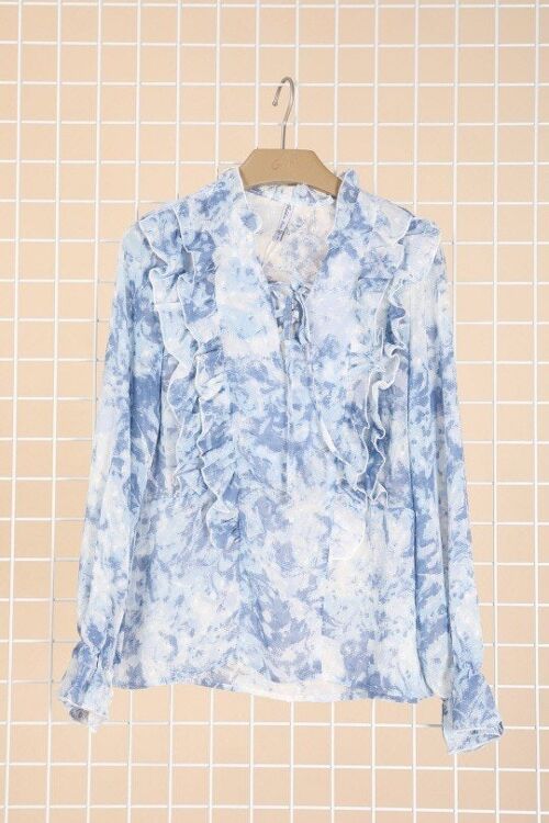 Blouse Daphnee Bleue