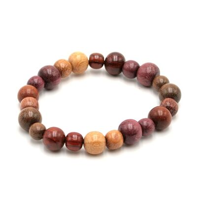 Petty multicolored wood bracelet