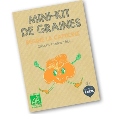 Régine la Kapuzinerkresse Mini Bio-Saatgut-Kit
