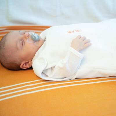 Baby sleeping bag Newborn Winter 0-3 months -100% organic cotton GOTS