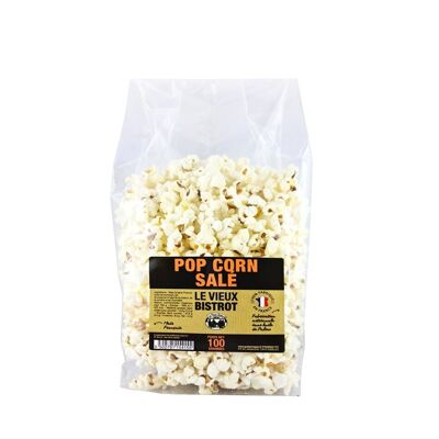 Bag of salted popcorn