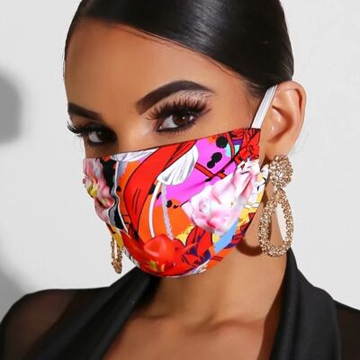 Máscara de moda de algodón - Exotic Florel