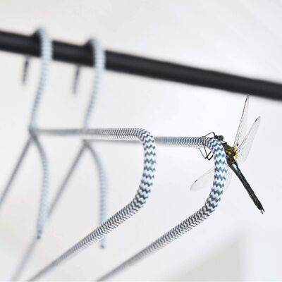 Cord Hangers | Set of 6 - Ocean / White