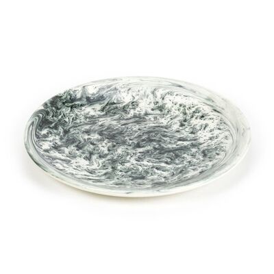 Hand glazed earthenware salad plate